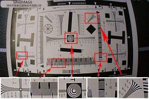 通過(guò)分辨率測(cè)試卡計(jì)算相片清晰度