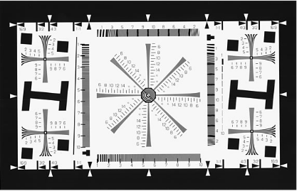 分辨率測(cè)試卡ISO 12233 2000