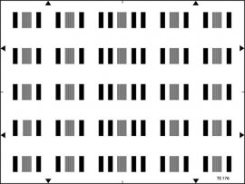 分辨率測(cè)試卡(調(diào)制深度IEC 61142)