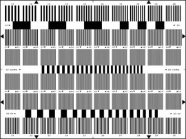 分辨率測(cè)試卡