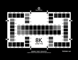 8K(UHD TV2) 分辨率測試卡200-4000 CPH